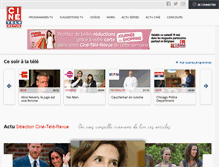 Tablet Screenshot of cinetelerevue.be